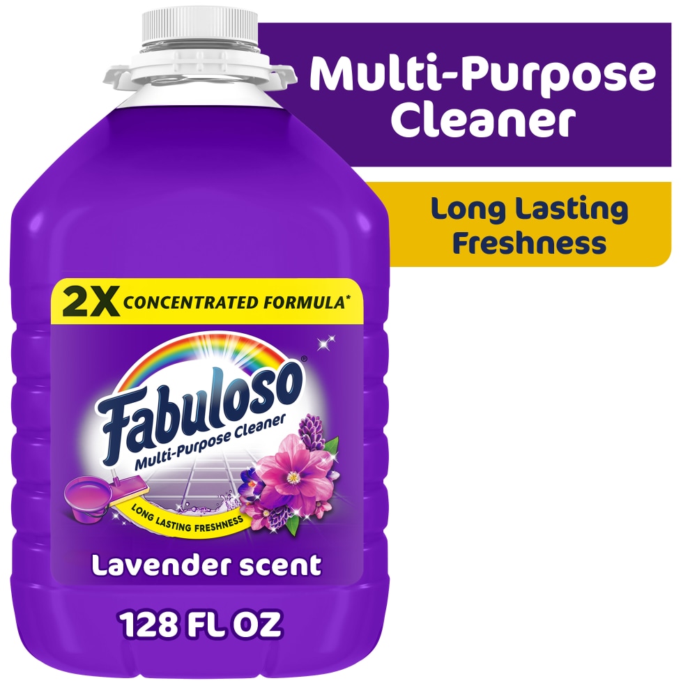 Fabuloso 2X Multi Purpose Cleaner No Rinse Floor Cleaner Long Lasting Freshness Lavender Scent