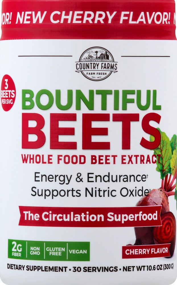 Country Farms Bountiful Beets Cherry Flavored Dietary Supplements