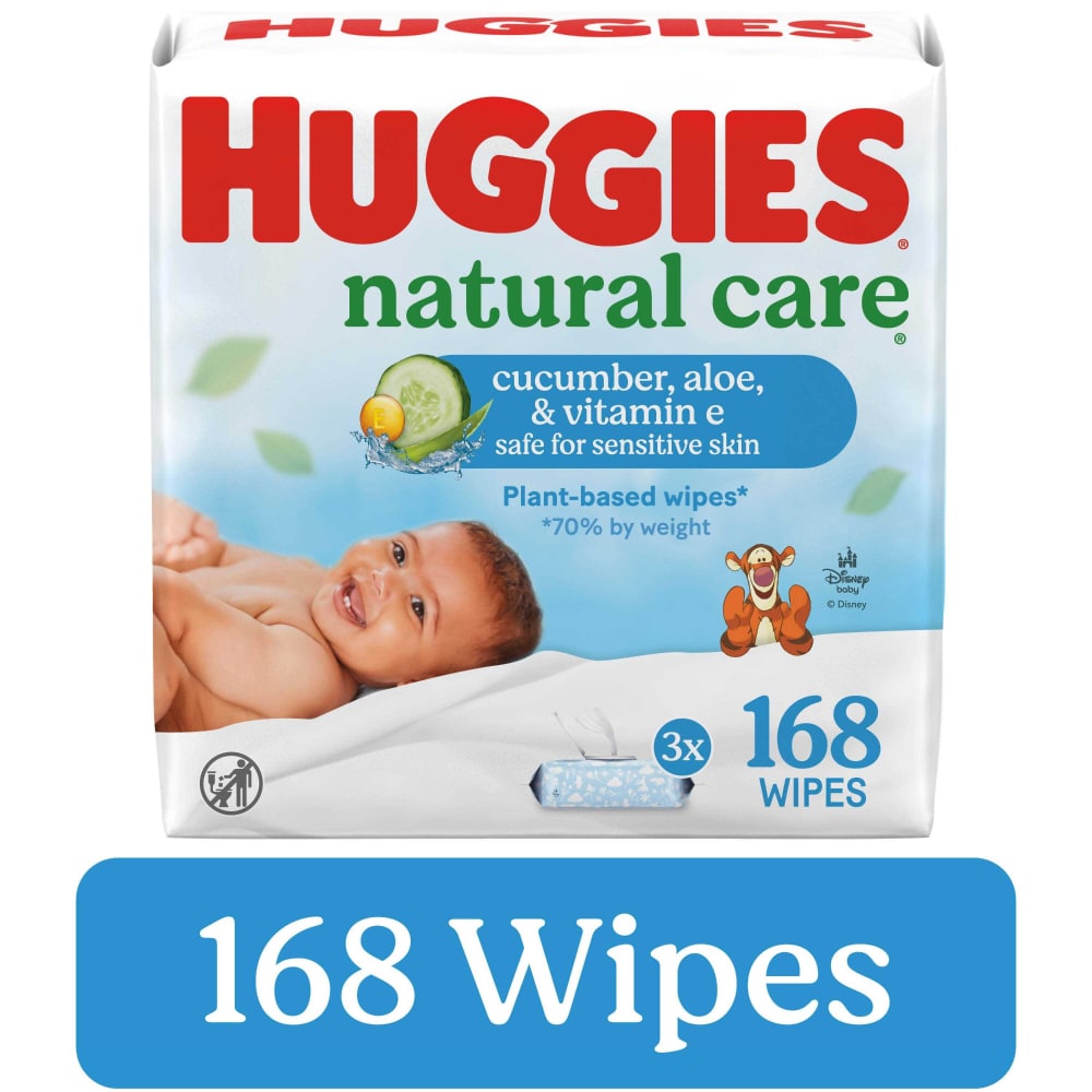 Huggies® Natural Care® Cucumber, Aloe and Vitamin E Baby Wipes