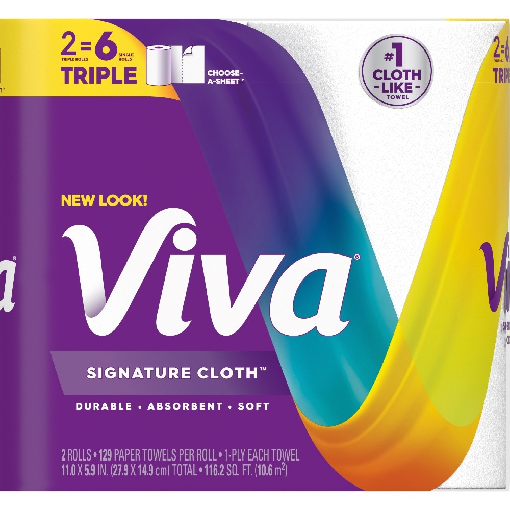 Viva® Signature Cloth™ Paper Towel Triple Rolls