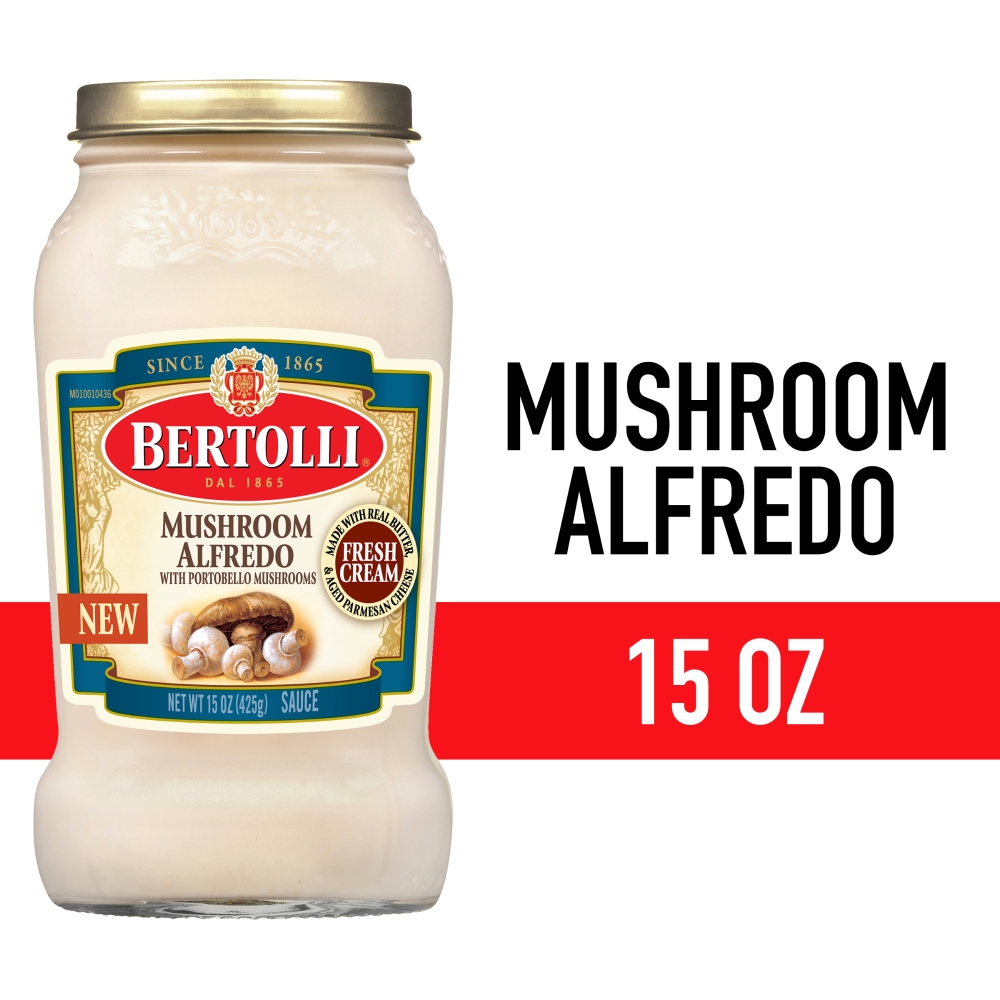 Bertolli® Mushroom Alfredo with Portobello Mushrooms Sauce