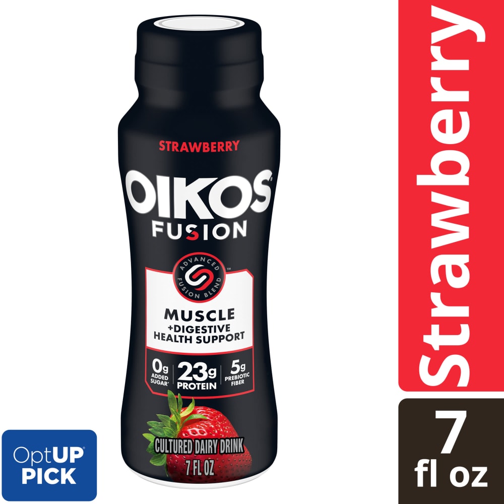 Oikos Fusion Strawberry Cultured Dairy Drink
