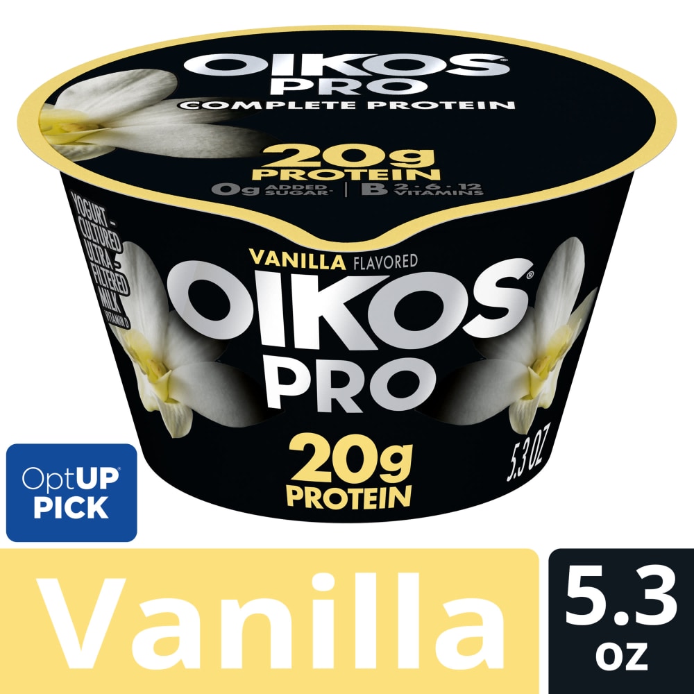 Oikos Pro 20g Protein Vanilla Yogurt-Cultured Ultra-Filtered Milk Product Cup​