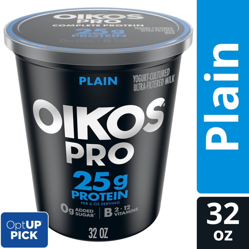Oikos Pro 25g Protein Plain Yogurt-Cultured Ultra-Filtered Milk Product Tub​
