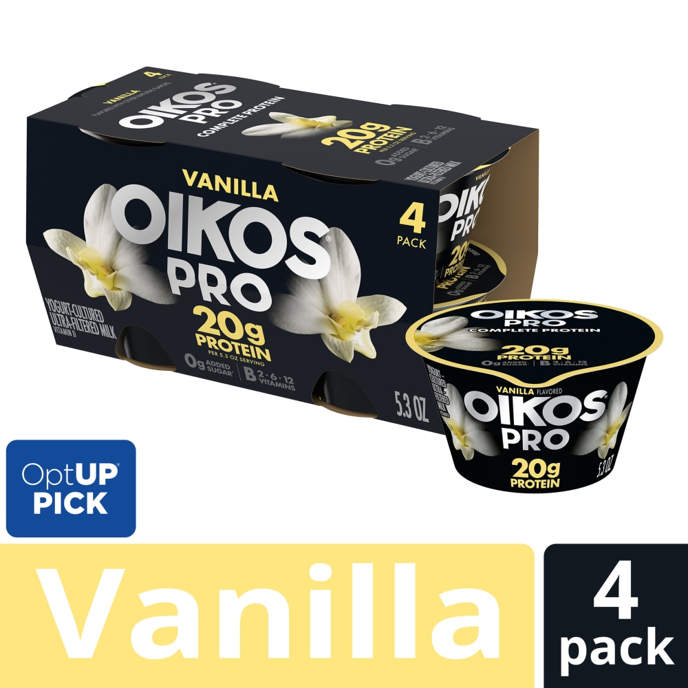 Oikos Pro 20g Protein Vanilla Yogurt-Cultured Ultra-Filtered Milk Product Cup​s