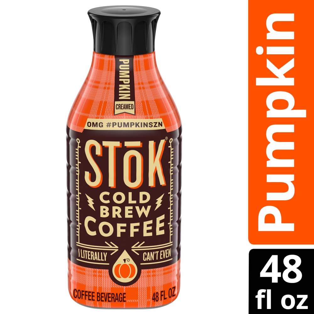 SToK Pumpkin Creamed Cold Brew Coffee Bottle