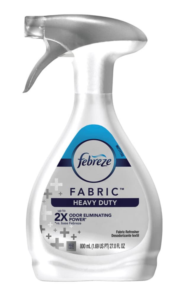 Febreze Fabric Spray Air Freshener, Odor-Fighting Fabric Refresher, Heavy Duty Crisp Clean, 27 oz