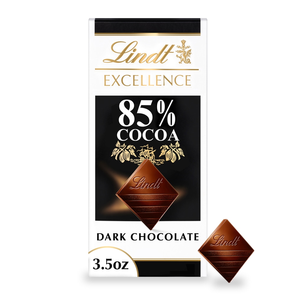 Lindt EXCELLENCE 85% Cocoa Dark Chocolate Bar, 3.5 oz