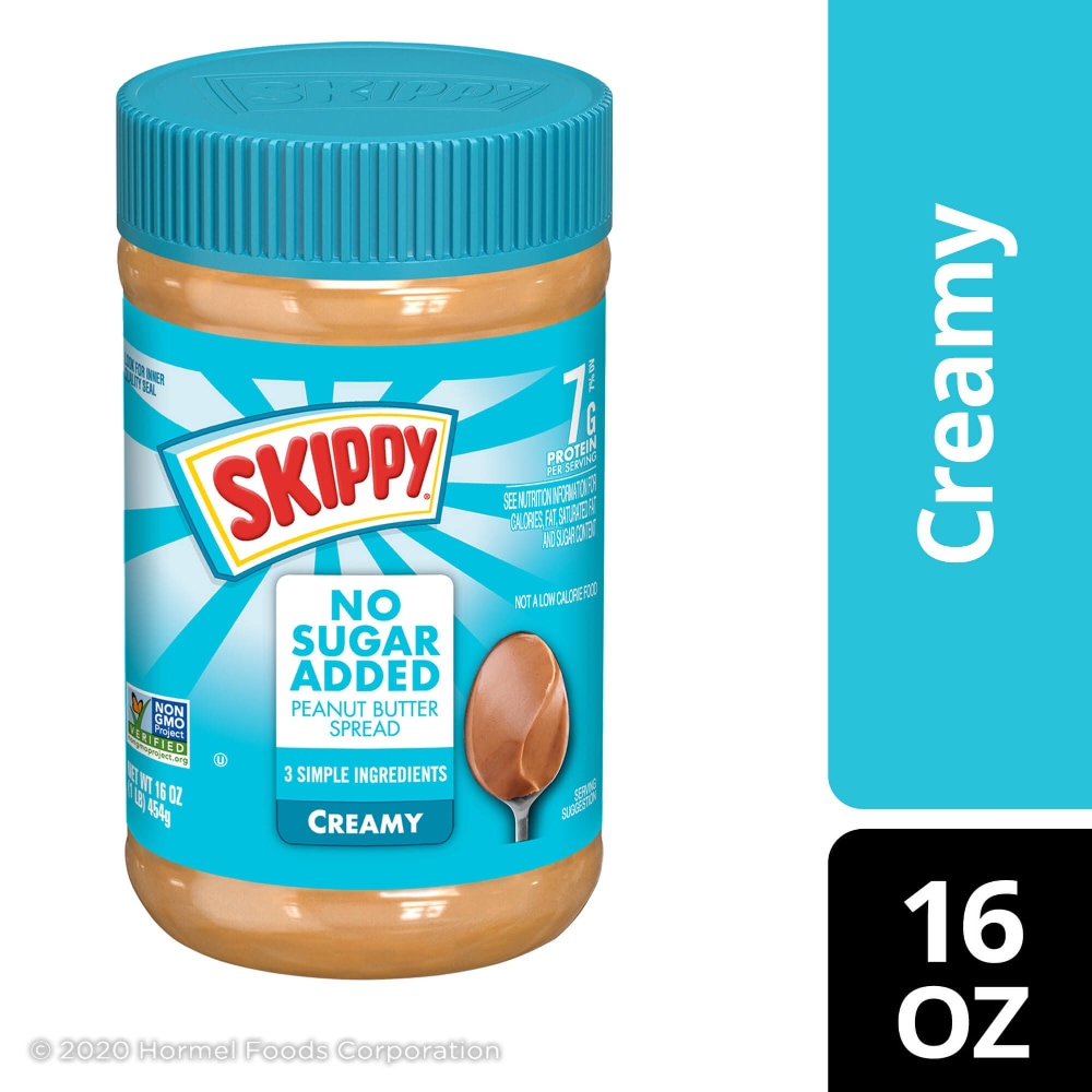 Skippy® No Sugar Added Creamy Peanut Butter