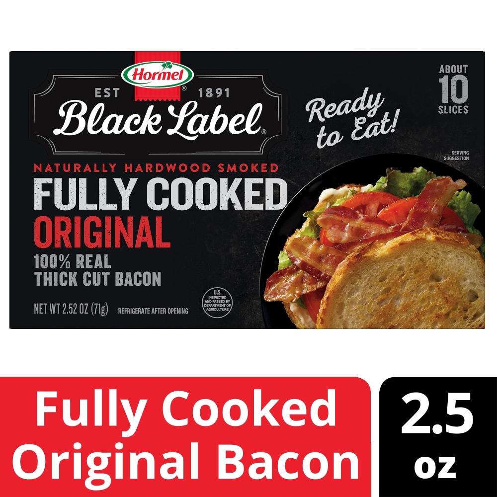 Hormel® Black Label® Bacon Fully Cooked Bacon