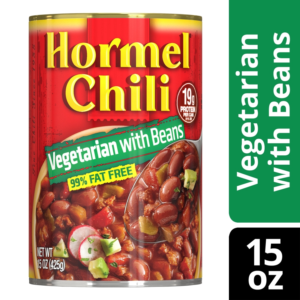 Hormel® Chili Vegetarian With Beans, 99% Fat Free, 15 Oz.