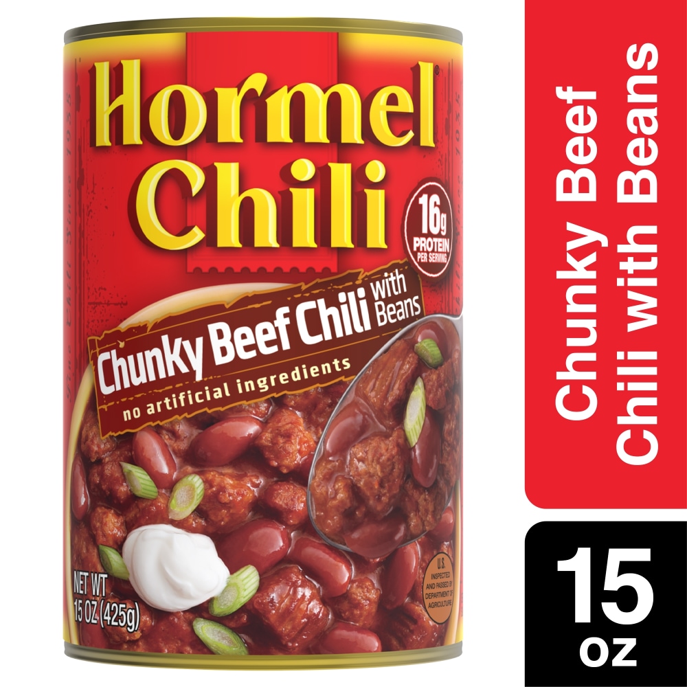 Hormel® Chili Chunky Beef Chili with Beans