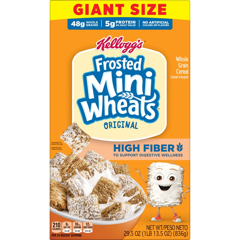 Kellogg’s® Frosted Mini-Wheats High Fiber Giant Size Cereal