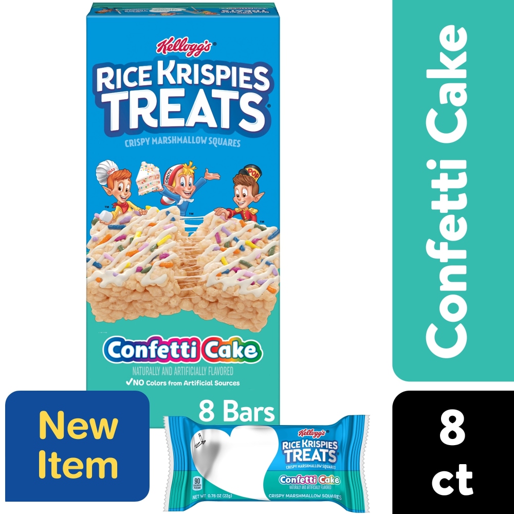 Rice Krispies Treats® Confetti Cake Crispy Marshmallow Squares