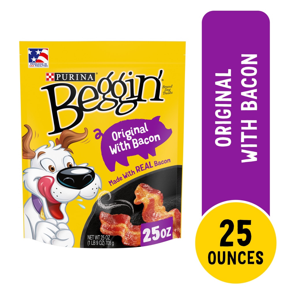 Purina Beggin’® Strips Real Meat Dog Treats, Original With Bacon