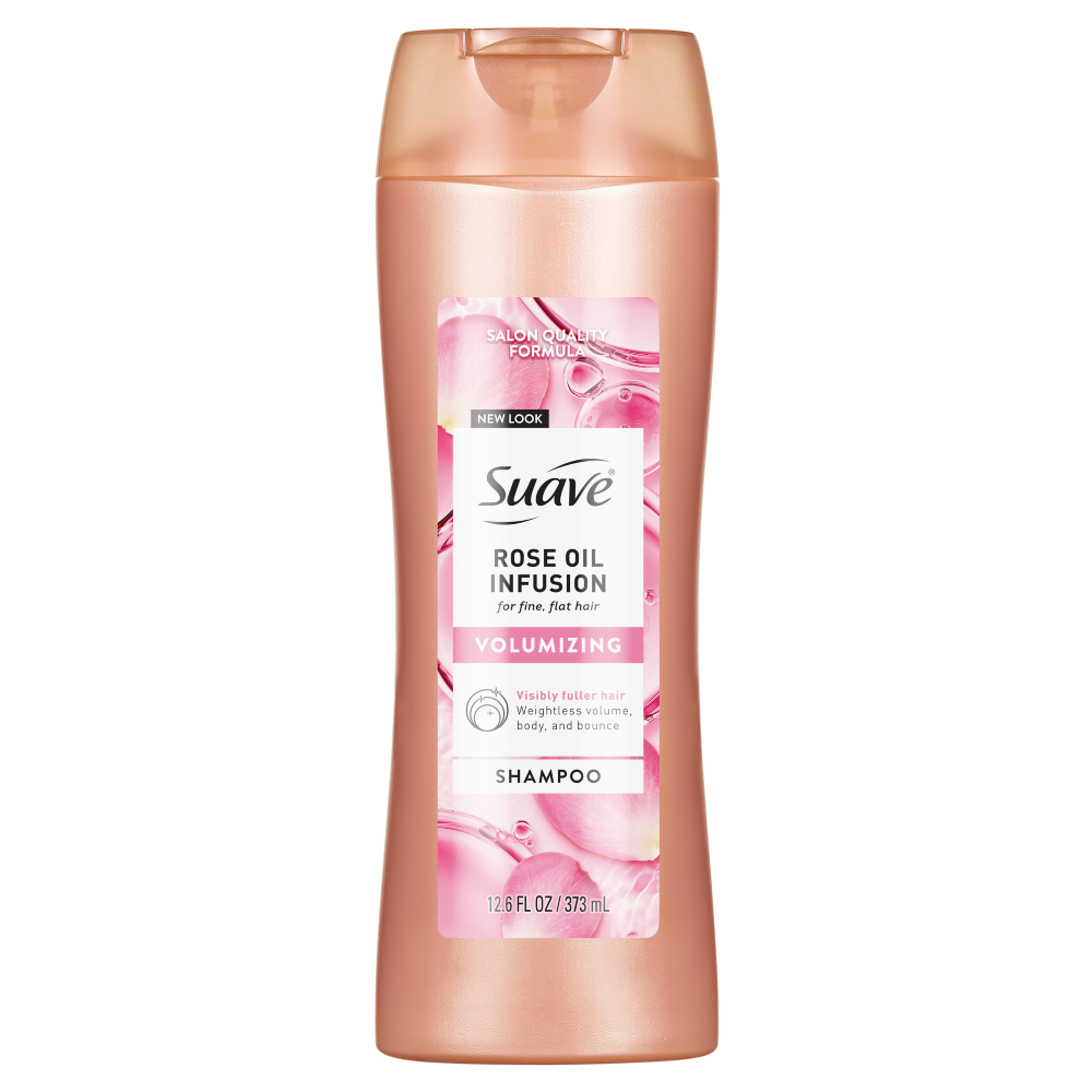Suave® Rose Oil Infusion Volumizing Shampoo