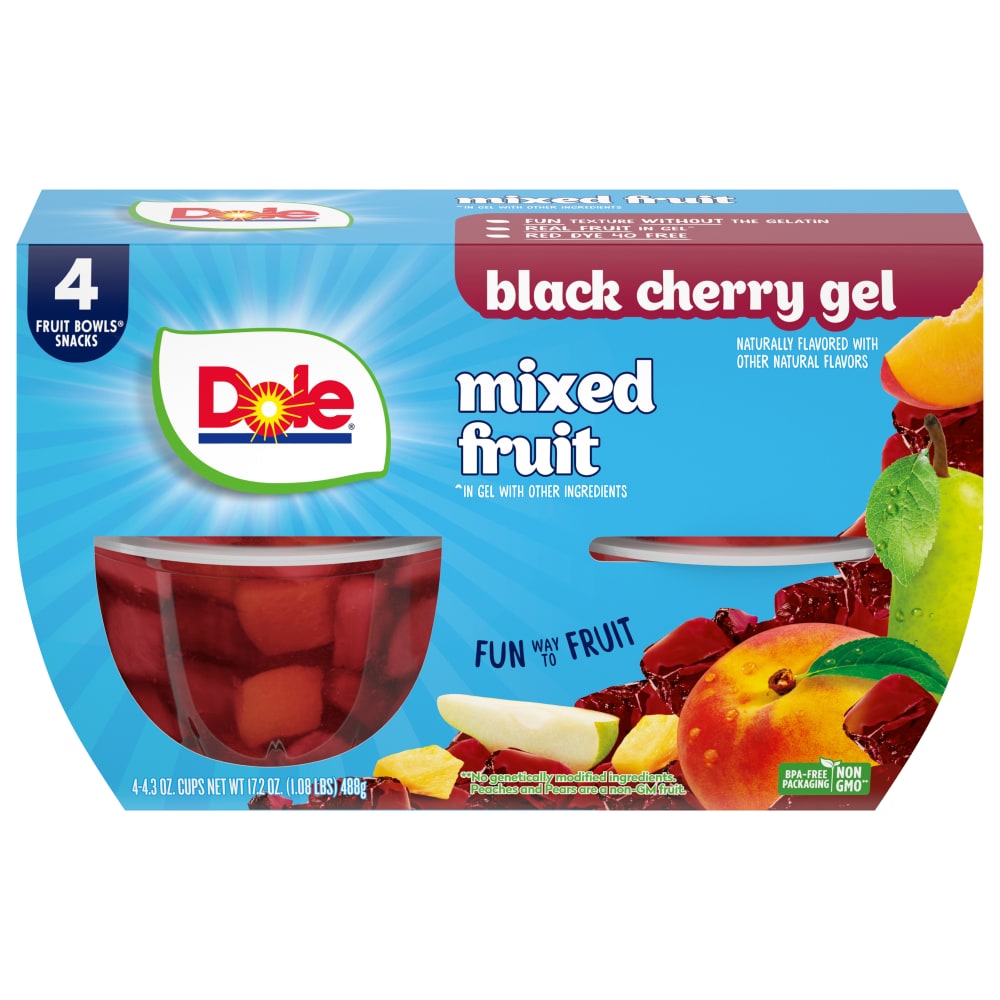 Dole Mix Fruit In Black Cherry Gel