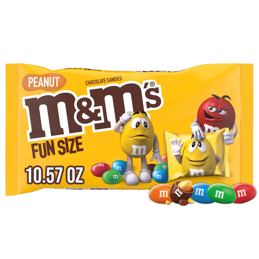 M&M’S Peanut Milk Chocolate Fun Size Candy Bag