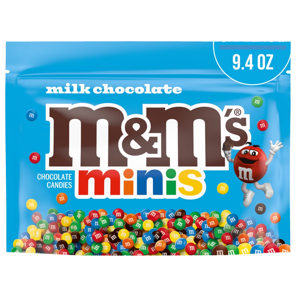 M&M’S Minis Milk Chocolate Candy, Sharing Size 9.4 oz Bag