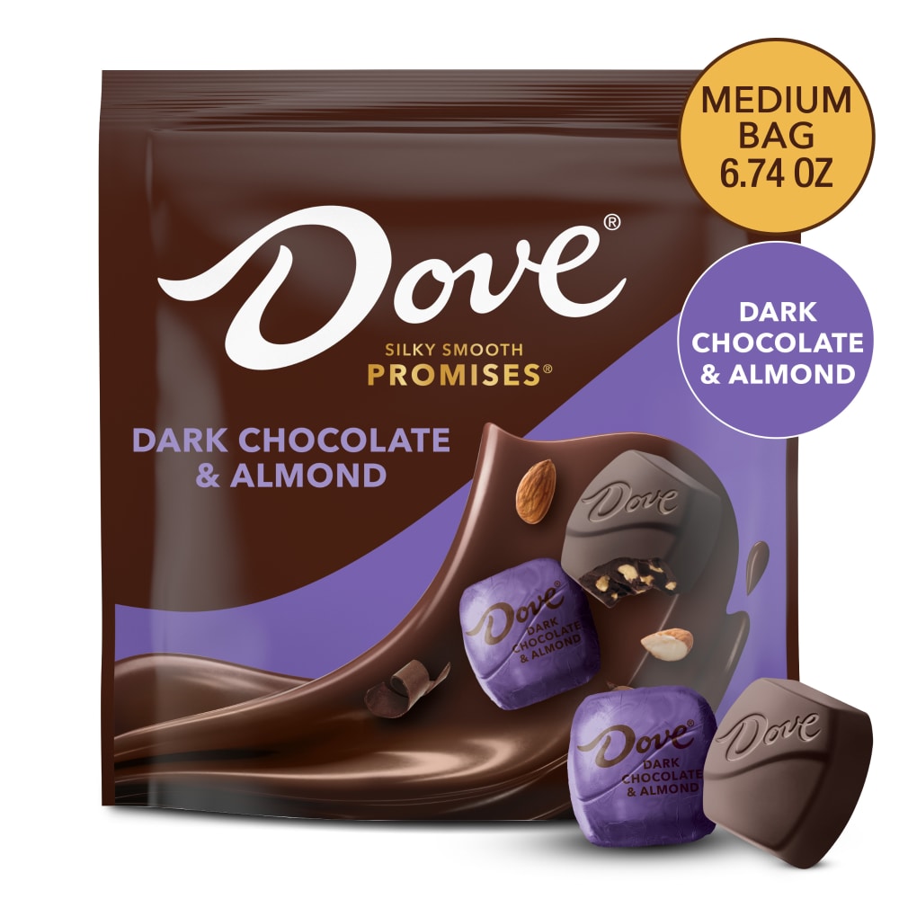 Dove Promises Dark Chocolate & Almond Candy Large Bag