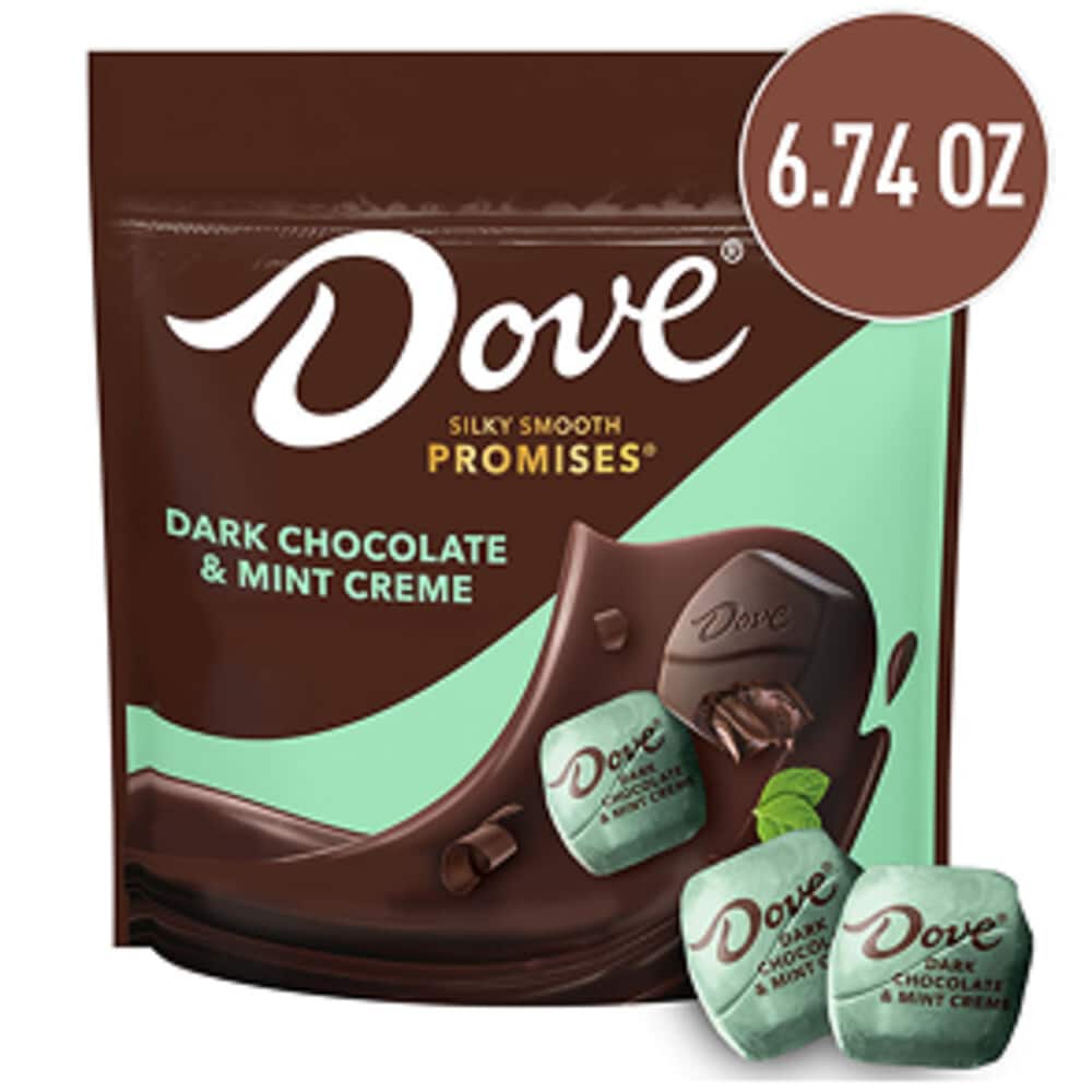 Dove Promises Dark Chocolate & Mint Creme Candy Bag