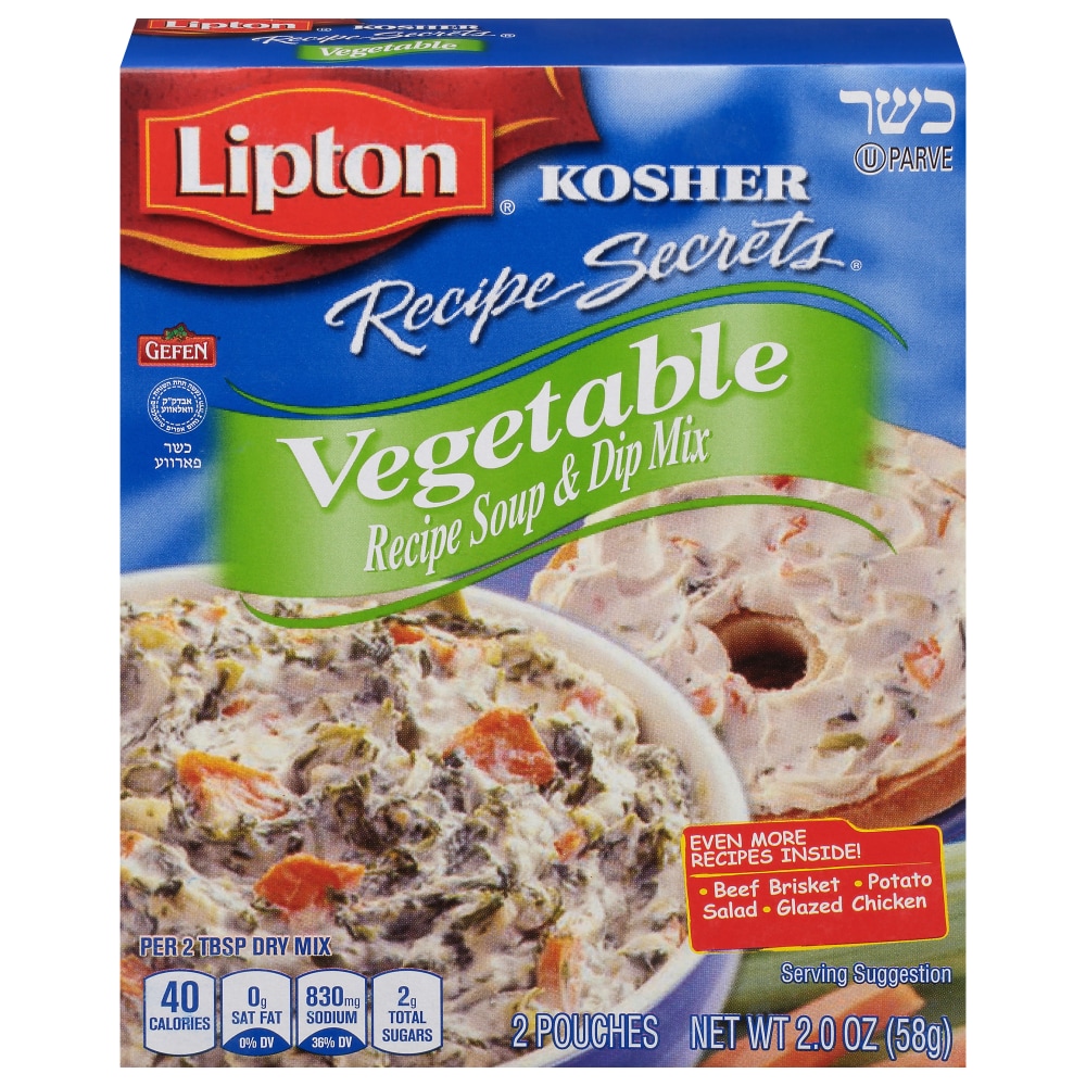 Lipton® Kosher Recipe Secrets® Vegetable Soup and Dip Mix
