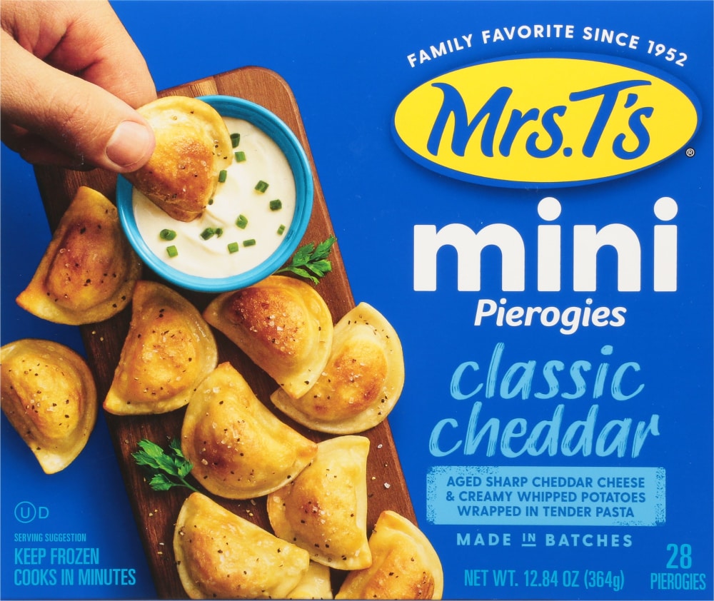 Mrs. T’s Mini Classic Cheddar Pierogies