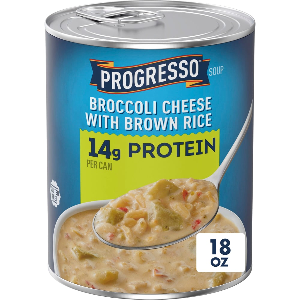 Progresso™ Protein Broccoli Cheese With Brown Rice Canned Soup