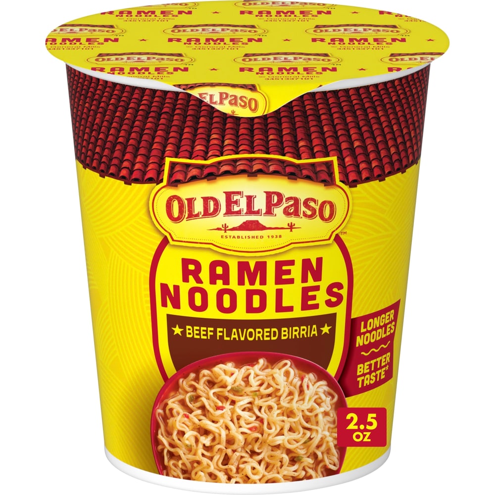 Old El Paso™ Beef Flavored Birria Ramen Noodles Soup Cup
