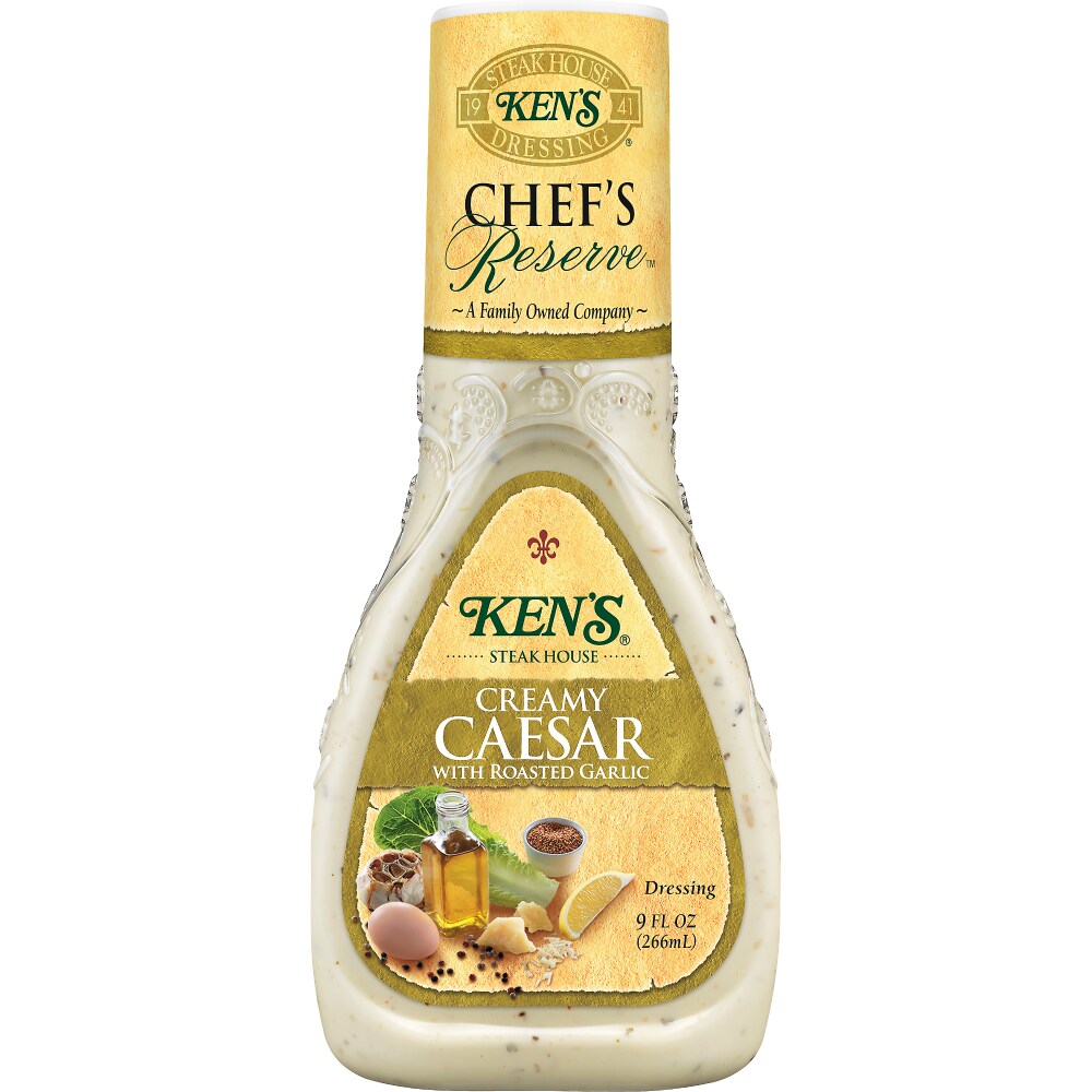 Ken’s® Steak House Chef’s Reserve™ Creamy Caesar With Roasted Garlic Dressing