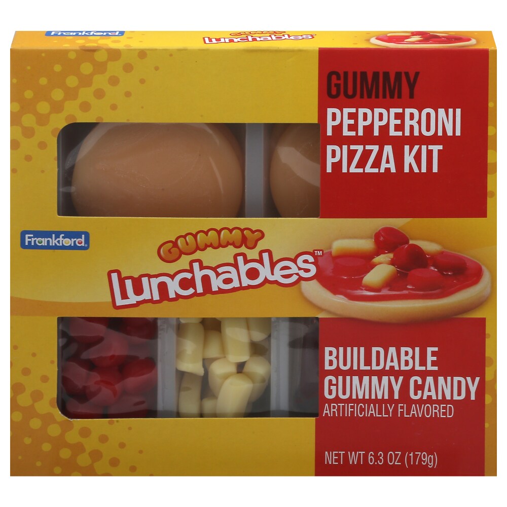 Frankford’s Kraft Lunchables Pizza Kit Gummy Candy