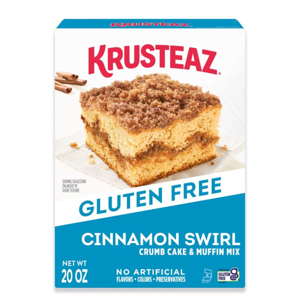 Krusteaz® Gluten Free Cinnamon Swirl Crumb Cake & Muffin Mix