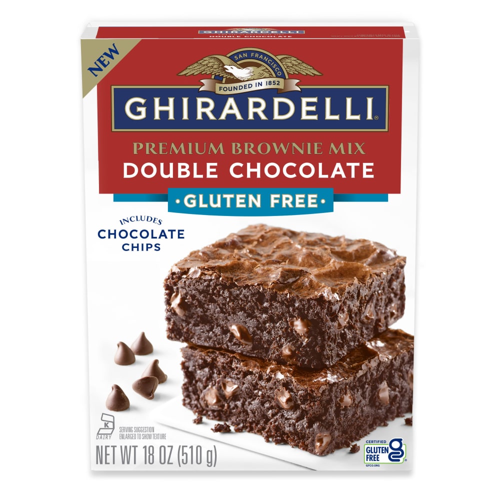 Ghirardelli® Gluten Free Double Chocolate Includes Chocolate Chips Brownie Mix