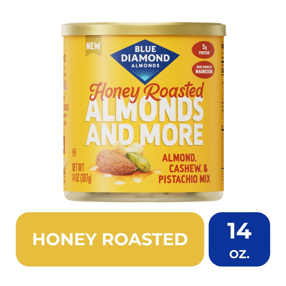 Blue Diamond® Almonds and More Honey Roasted Mixed Nuts