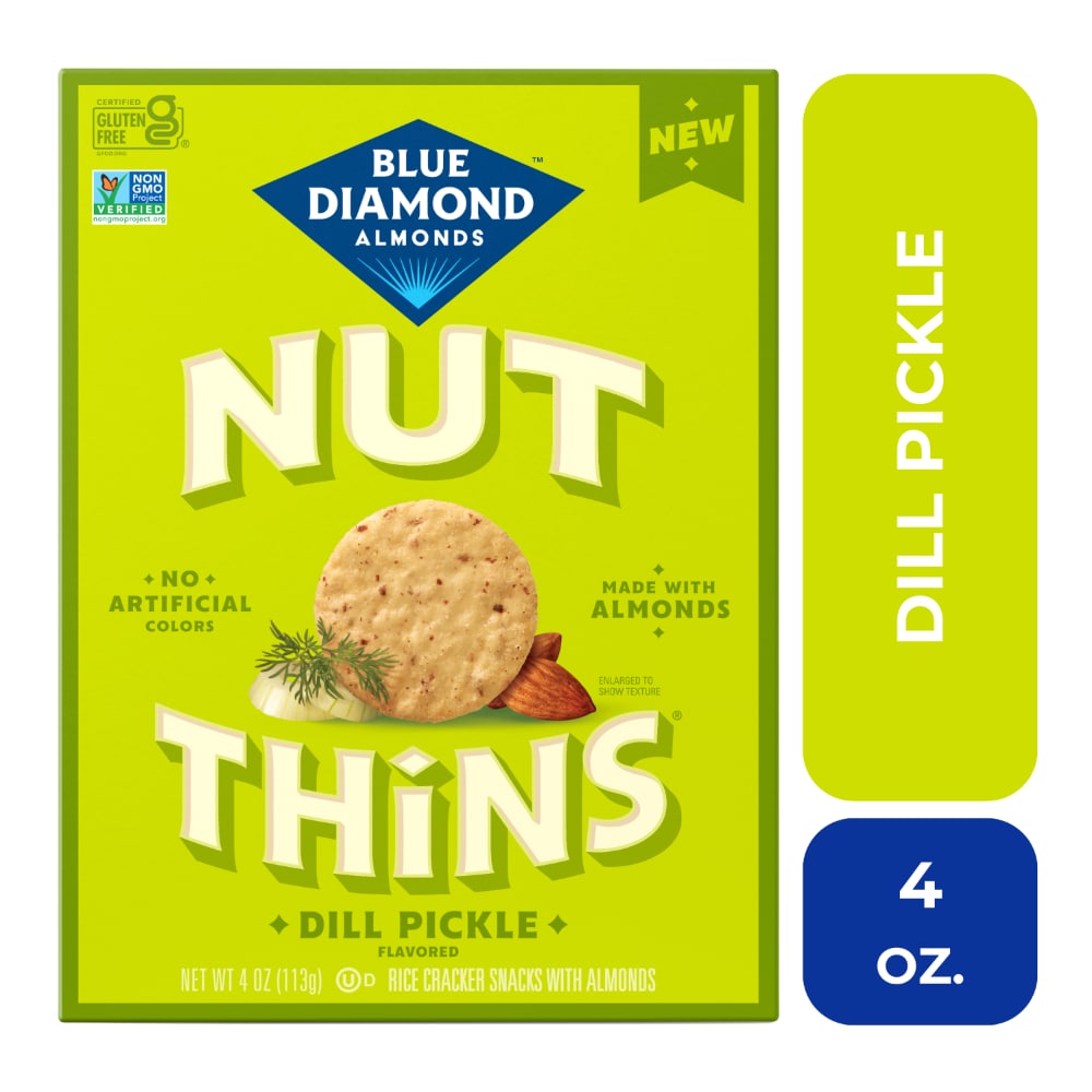 Blue Diamond® Nut-Thins® Dill Pickle Almond Rice Crackers
