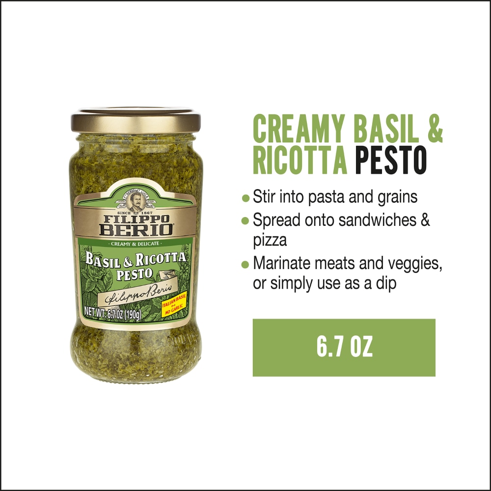 Filippo Berio Basil & Ricotta Pesto