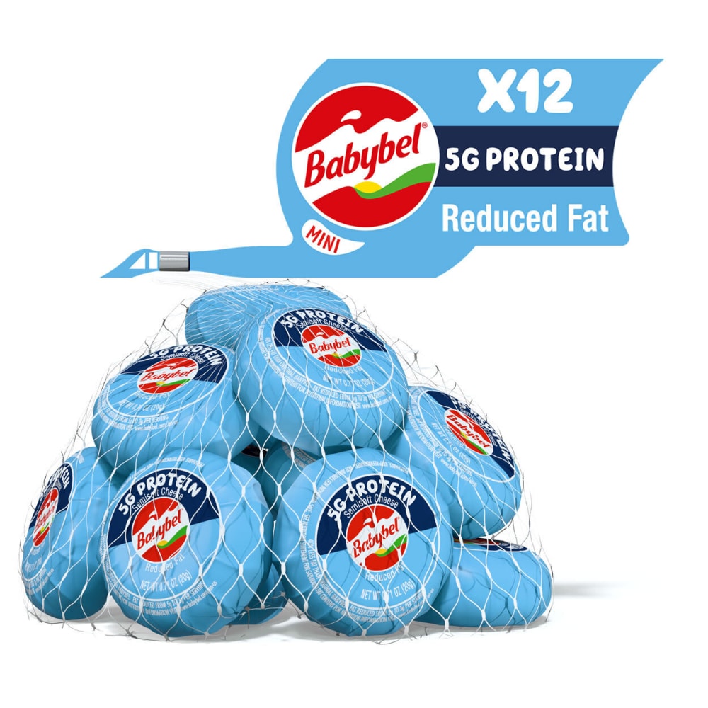 Babybel® Reduced Fat Snack Cheese, 8.5 oz (12 Count)