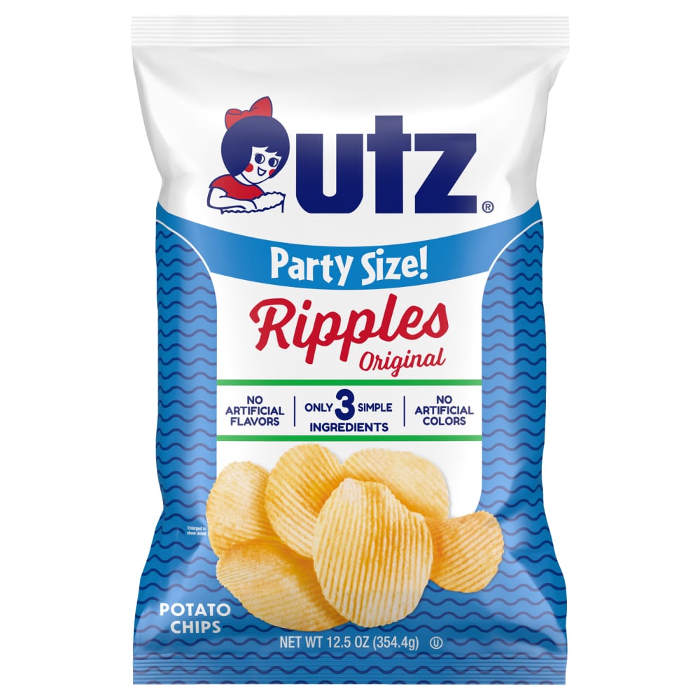 Utz® Party Size Ripples Original Potato Chips