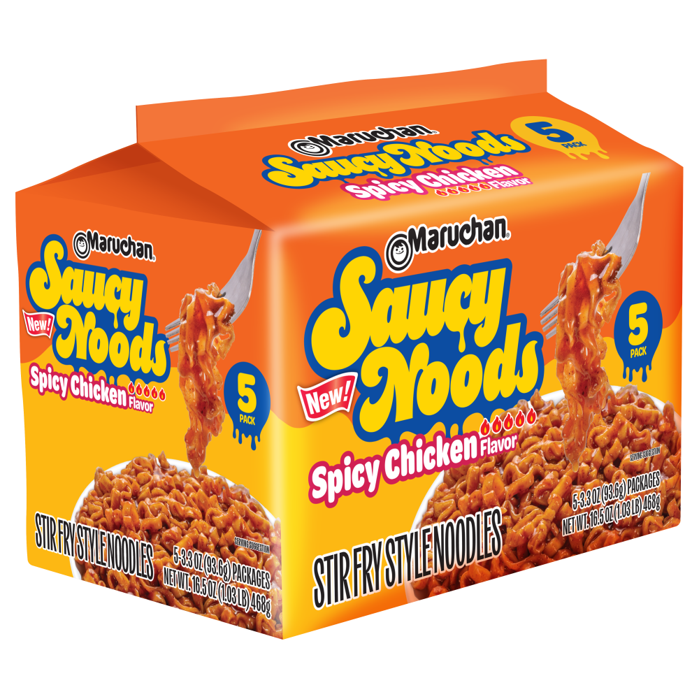 Maruchan® Saucy Noods, Stir Fry Style Noodles, Spicy Chicken