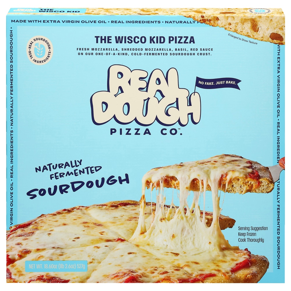 Real Dough Wisco Kid Frozen Pizza