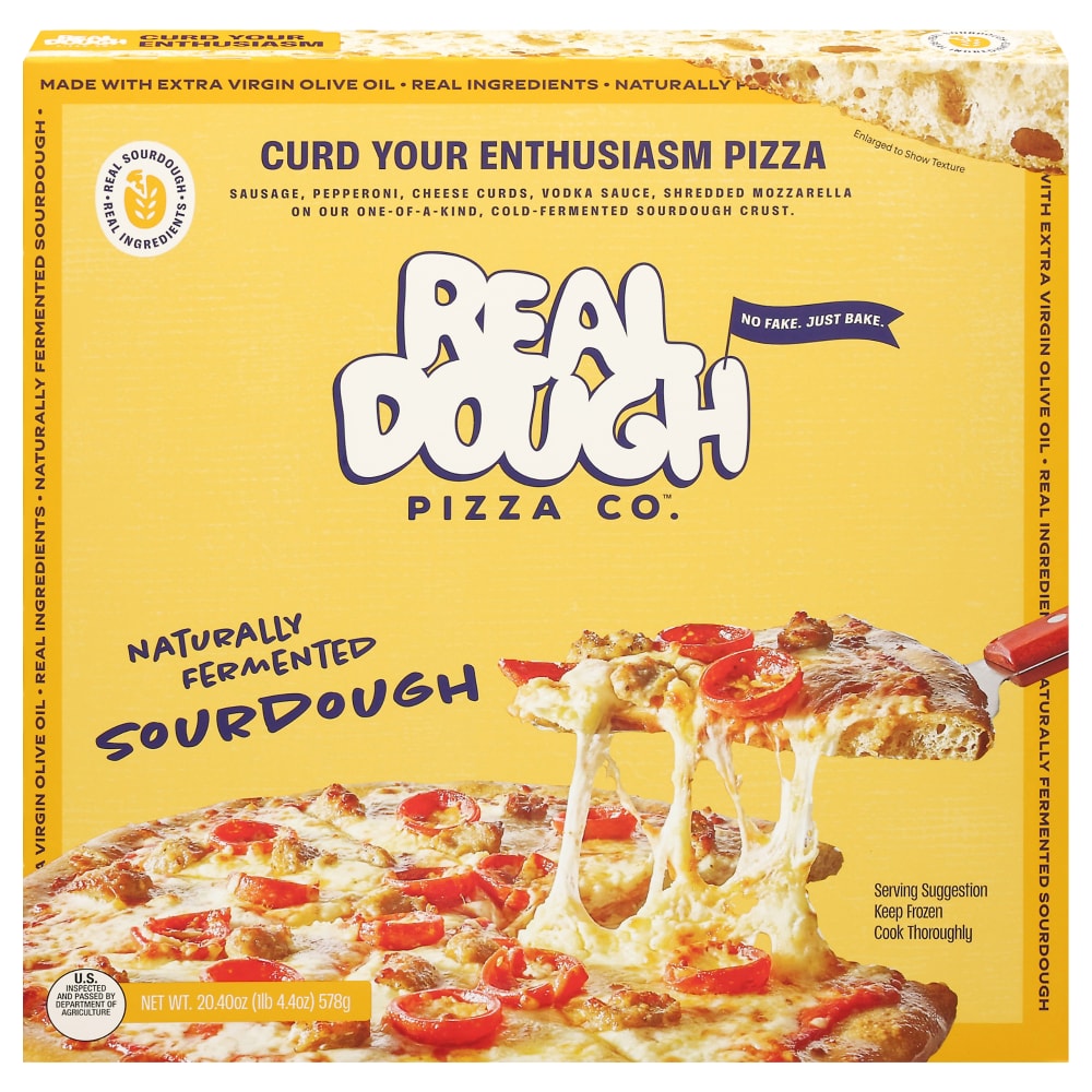 Real Dough Pizza Co™. Curd Your Enthusiasm Frozen Pizza