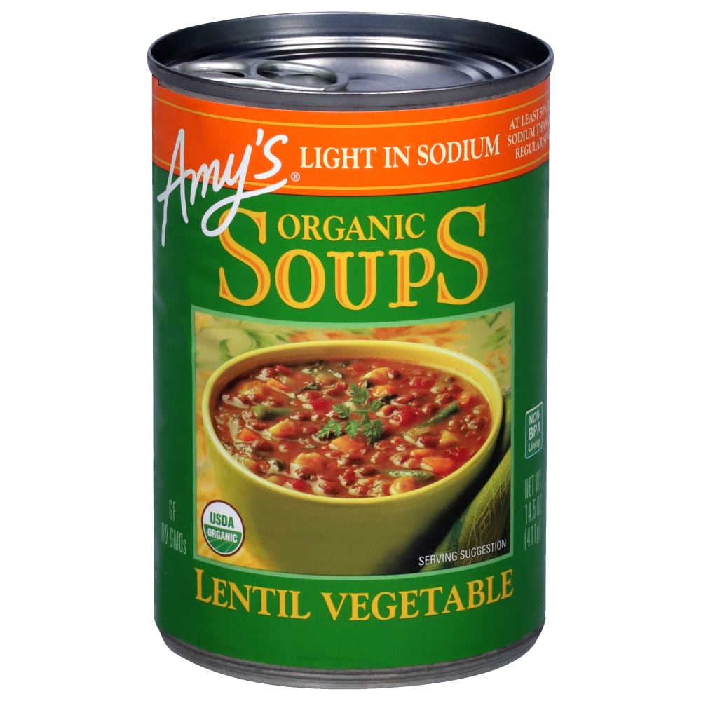 Amy’s® Organic Light in Sodium Lentil Vegetable Soup