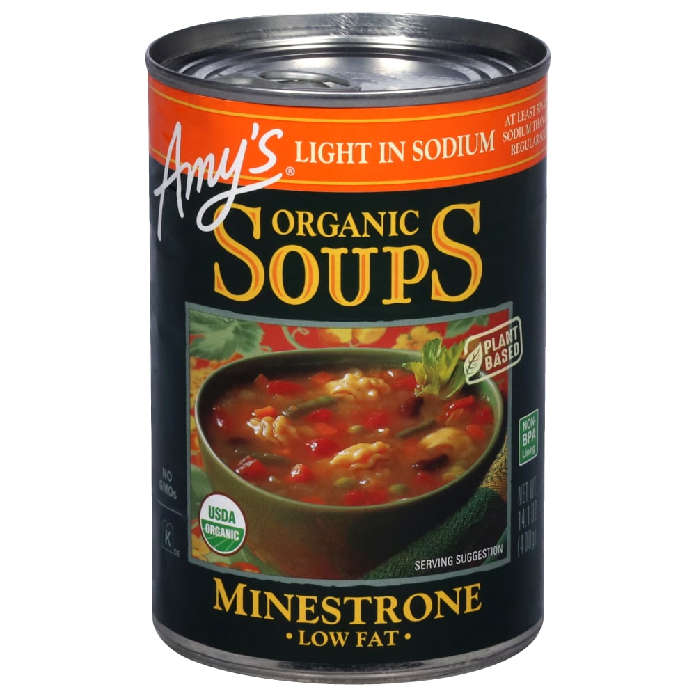 Amy’s Organic Light in Sodium Low Fat Minestrone Soup