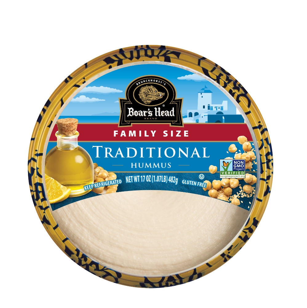 Boar’s Head Family Size Traditional Hummus 17 oz
