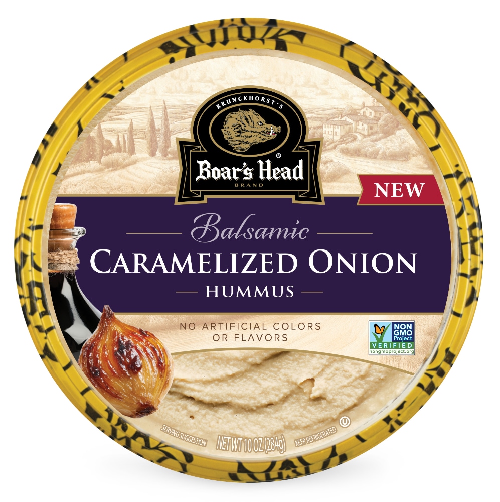 Boar’s Head Balsamic Caramelized Onion Hummus 10 oz