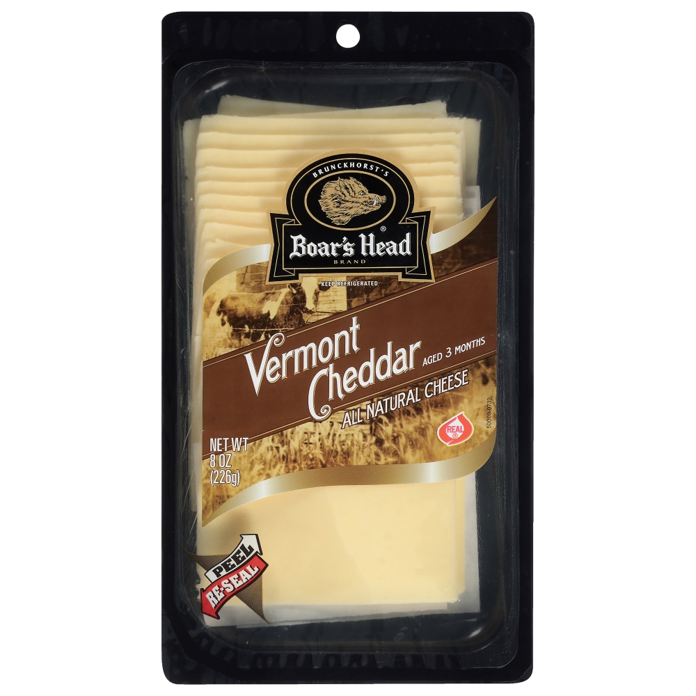 Boar’s Head White Vermont Cheddar Cheese