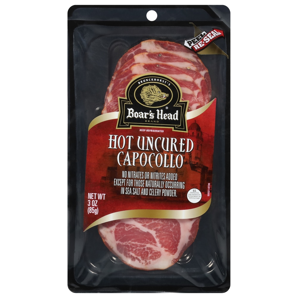 Boar’s Head Hot Uncured Capocollo