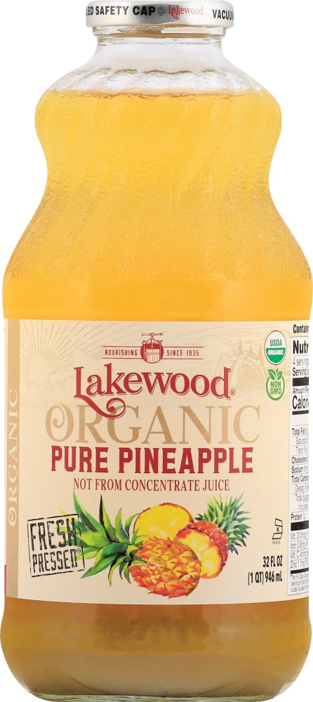 Lakewood Organic Pure Pineapple Juice