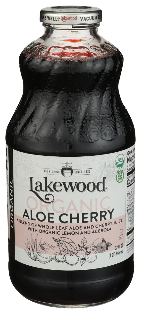 Lakewood®  Organic Pure Aloe Cherry Juice