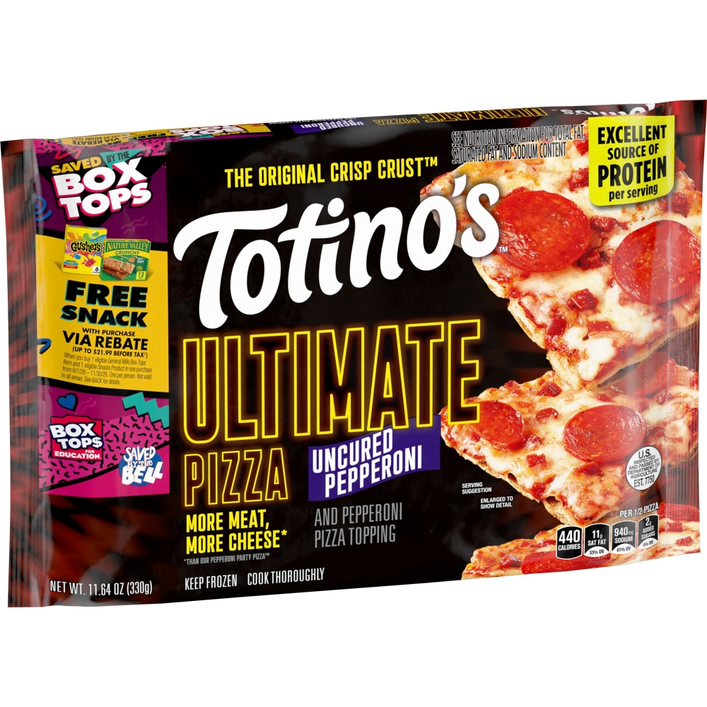 Totino’s™ Ultimate Pizza Uncured Pepperoni 34g Protein Thin Crust Frozen Pizza